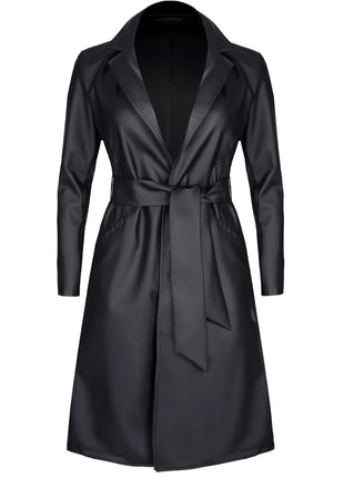 schwarzer Mantel TDSelina001 von Demoniq Total Domination Collection - S / Black - Mantel