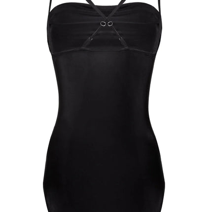 schwarzer Microfaser Body KA923571 von Kalimo - Body