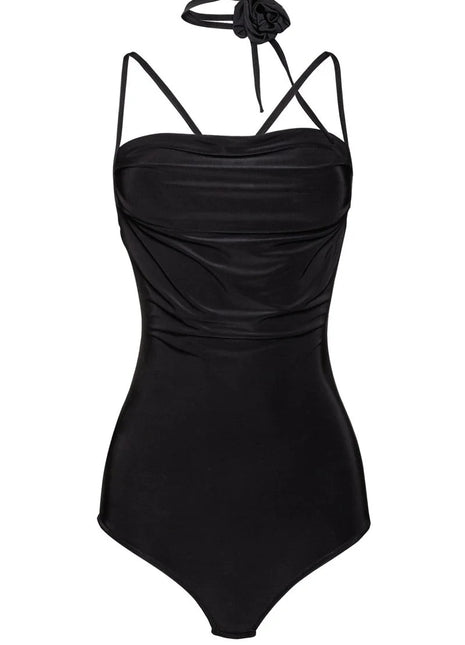 schwarzer Microfaser Body KA923571 von Kalimo - S / schwarz - Body