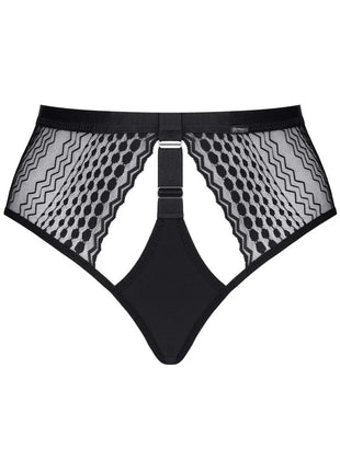 schwarzer Panty LXSarita001 von Demoniq - S / schwarz - Panty / Shorty