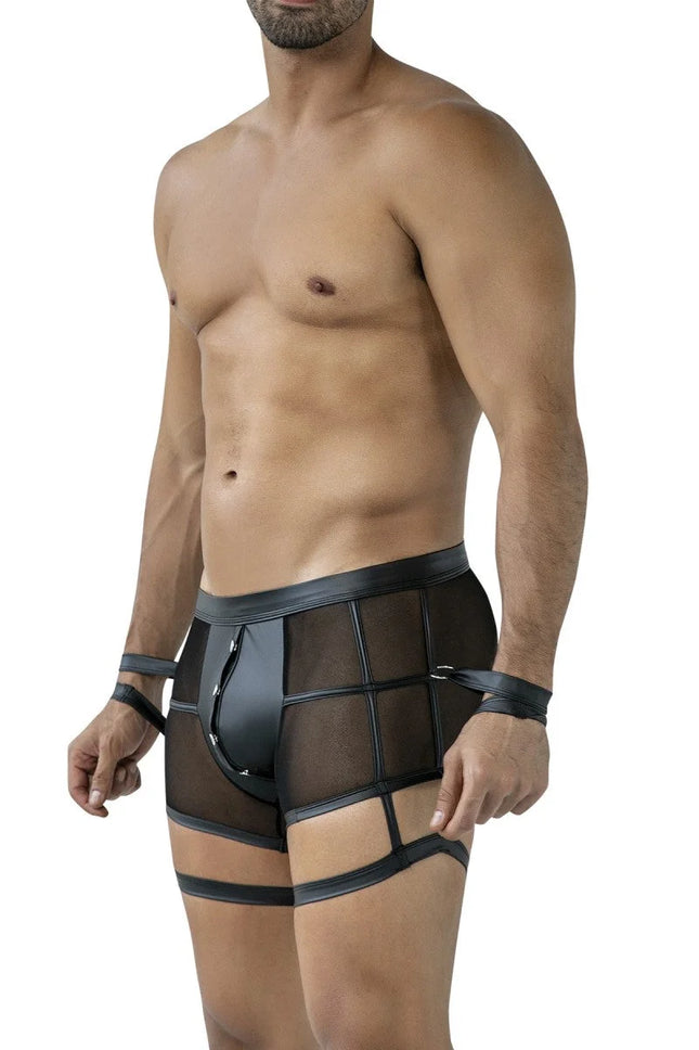 schwarzer Prison Shorts C4MRAV107 von Cut4Men - Herren-Shorts