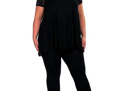 schwarzer Pyjama H182234 von Hamana - Nachtwäsche