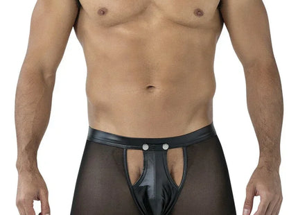 schwarzer Sheer Boxer C4MRAV101 von Cut4Men - Herren-Shorts