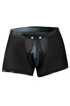 schwarzer Sheer Boxer C4MRAV101 von Cut4Men - S / schwarz - Herren-Shorts