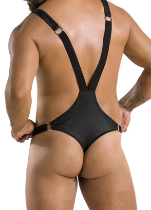 schwarzer String-Body 028 von Passion - Herren-Body