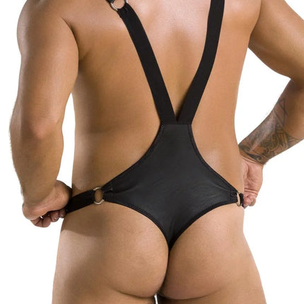 schwarzer String-Body 028 von Passion - Herren-Body