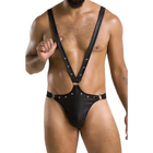 schwarzer String-Body 028 von Passion - S/M / schwarz - Herren-Body
