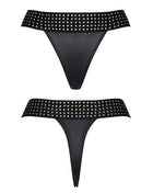 schwarzer String-Tanga CBAmber001 von Demoniq Cash Baby Collection - S / schwarz - String