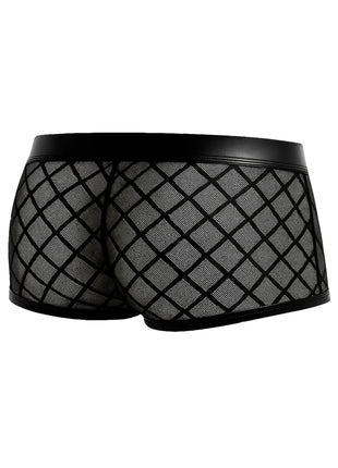 schwarzer Trunk Shorts mit Netz RAV110 von Cut4Men - Herren-Shorts