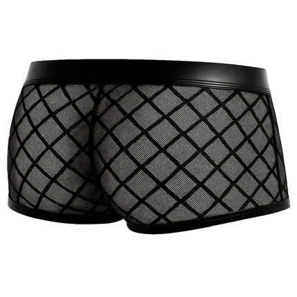 schwarzer Trunk Shorts mit Netz RAV110 von Cut4Men - Herren-Shorts