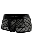 schwarzer Trunk Shorts mit Netz RAV110 von Cut4Men - S / Black - Herren-Shorts