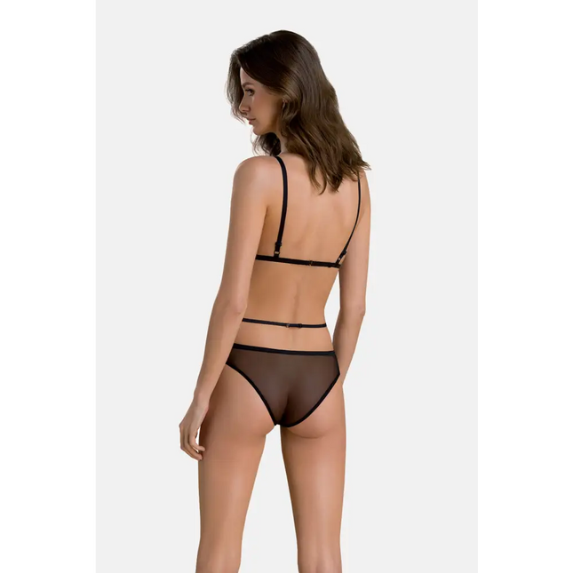 schwarzes 2-teilges Set PA596648 von Passion - 2tlg. Set