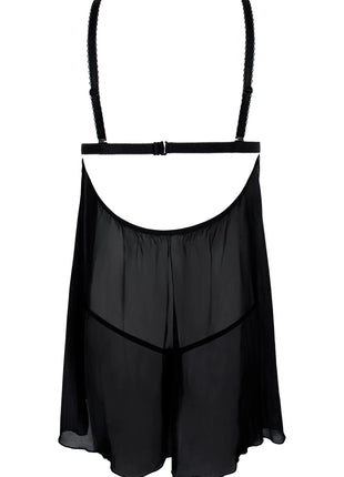 schwarzes Chemise Maya - 3XL-3