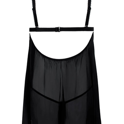schwarzes Chemise Maya - 3XL-3