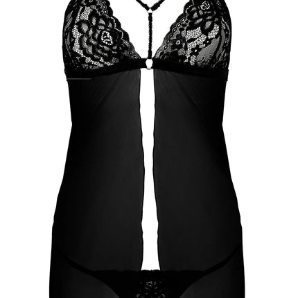 schwarzes Chemise Maya - 3XL-2