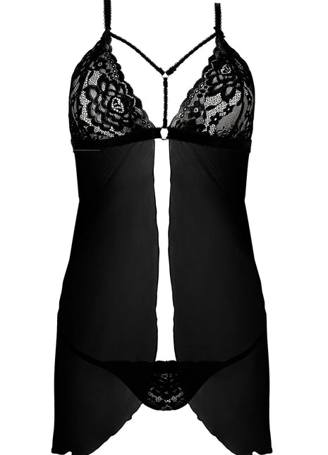 schwarzes Chemise Maya - 3XL-2