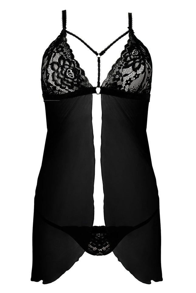 schwarzes Chemise Maya - 3XL-2
