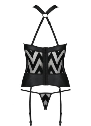 schwarzes Corset PA596207 - 2XL/3XL-7