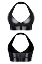 schwarzes Damen-Top TDBettina001 von Demoniq Total Domination Collection - S / schwarz - Top