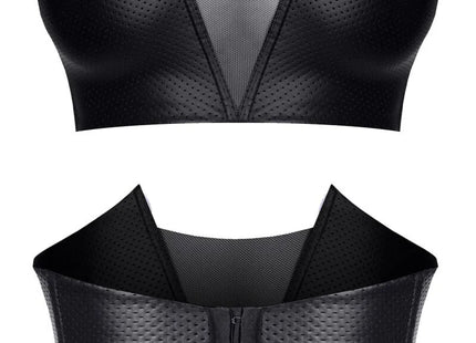 schwarzes Damen-Top TDHilda001 von Demoniq Total Domination Collection - S / schwarz - Top