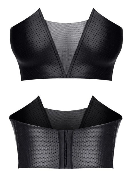 schwarzes Damen-Top TDHilda001 von Demoniq Total Domination Collection - S / schwarz - Top