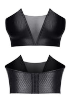 schwarzes Damen-Top TDHilda001 von Demoniq Total Domination Collection - S / schwarz - Top