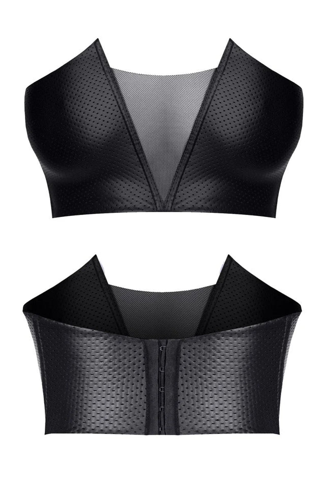 schwarzes Damen-Top TDHilda001 von Demoniq Total Domination Collection - S / schwarz - Top