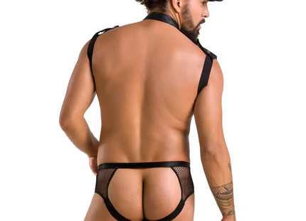 schwarzes Harness Set 038 von Passion - Herren-Set