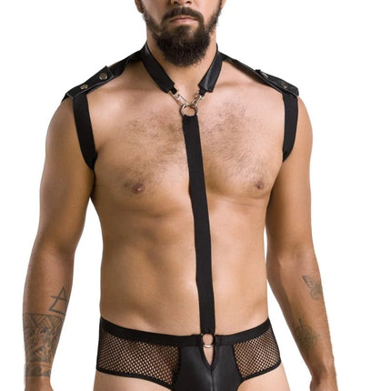 schwarzes Harness Set 038 von Passion - S/M / schwarz - Herren-Set