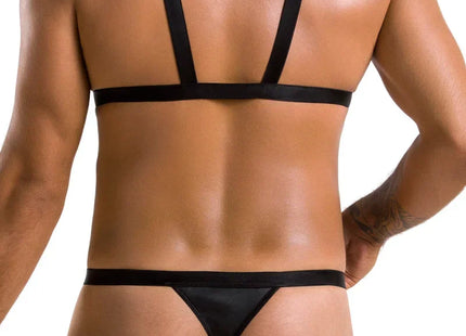schwarzes Harness Set 039 von Passion - Herren-Set