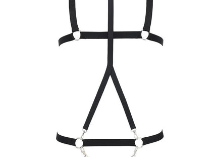 schwarzes Harness Set 039 von Passion - S/M / schwarz - Herren-Set