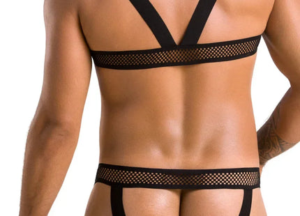 schwarzes Harness Set 043 von Passion - Herren-Set