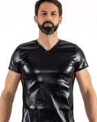 schwarzes Herren T-Shirt 2401-81 von Look Me - S / schwarz - Herren-Shirt