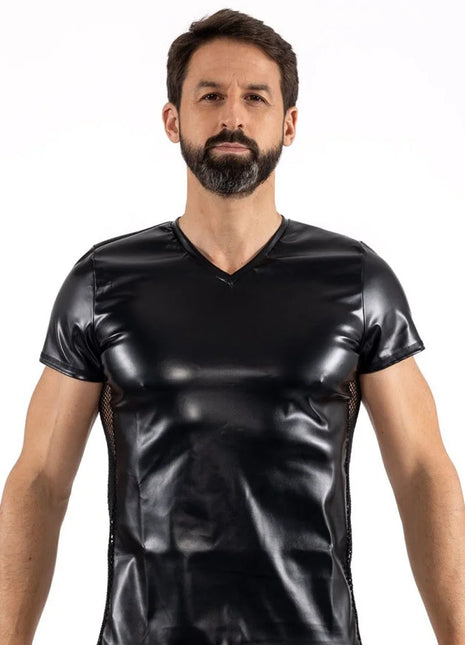schwarzes Herren T-Shirt 2401-81 von Look Me - S / schwarz - Herren-Shirt