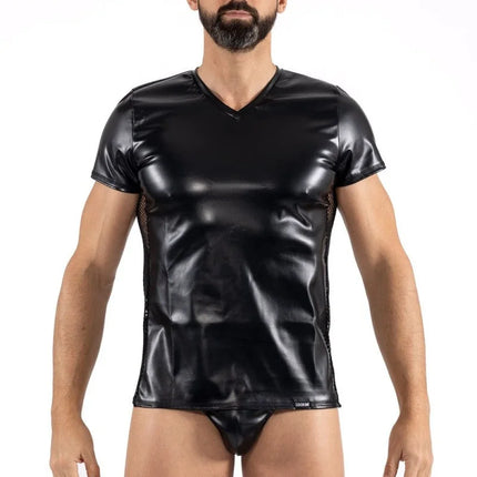 schwarzes Herren T-Shirt 2401-81 von Look Me - Herren-Shirt