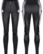 schwarzes Leggings TDMeike001 von Demoniq - S / Black - Leggings