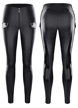 schwarzes Leggings TDMeike001 von Demoniq - S / Black - Leggings