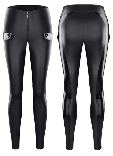 schwarzes Leggings TDMeike001 von Demoniq - S / Black - Leggings