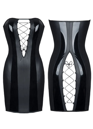 schwarzes Minikleid Irma - S - Minikleid