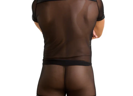schwarzes Set 052 von Passion - Herren-Set