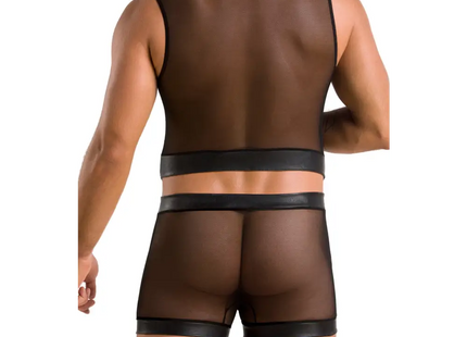 schwarzes Set 053 von Passion - Herren-Set