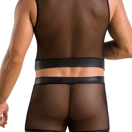 schwarzes Set 053 von Passion - Herren-Set