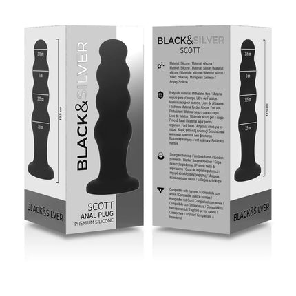 SCOTT PREMIUM SILIKON ANALPLUG - Anal-Vibratoren