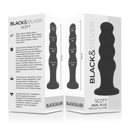 SCOTT PREMIUM SILIKON ANALPLUG - Anal-Vibratoren