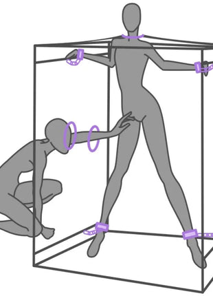 SECRET DOME - KINK CLUB CABIN SCANDALE LILA