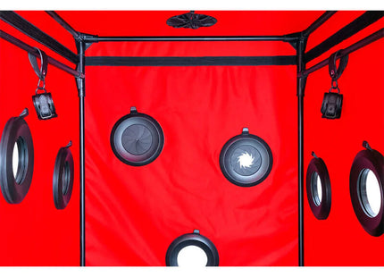 SECRET DOME - KINK CLUB CABIN SCANDALE SCHWARZ & ROT