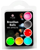 SECRET PLAY SET 6 BRASILIANISCHE BÄLLE MIX-EFFEKT