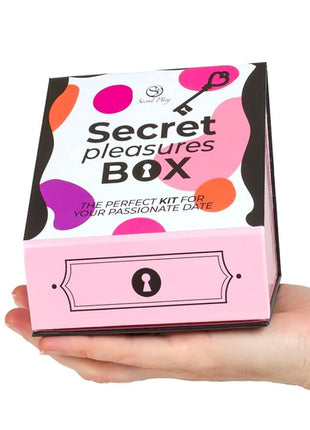 SECRET PLAY - VERGNÜGUNGSBOX FÜR PAARE: WÜRFEL + VIBRATIONSKUGEL + FEDERSTIFT