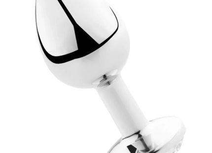 SECRETPLAY - ANALPLUG AUS TRANSPARENTEM ALUMINIUM 7 CM