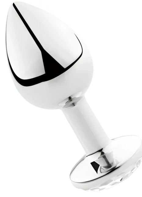 SECRETPLAY - ANALPLUG AUS TRANSPARENTEM ALUMINIUM 7 CM